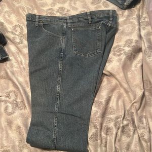 Wrangler 38x36 light wash good condition no stains